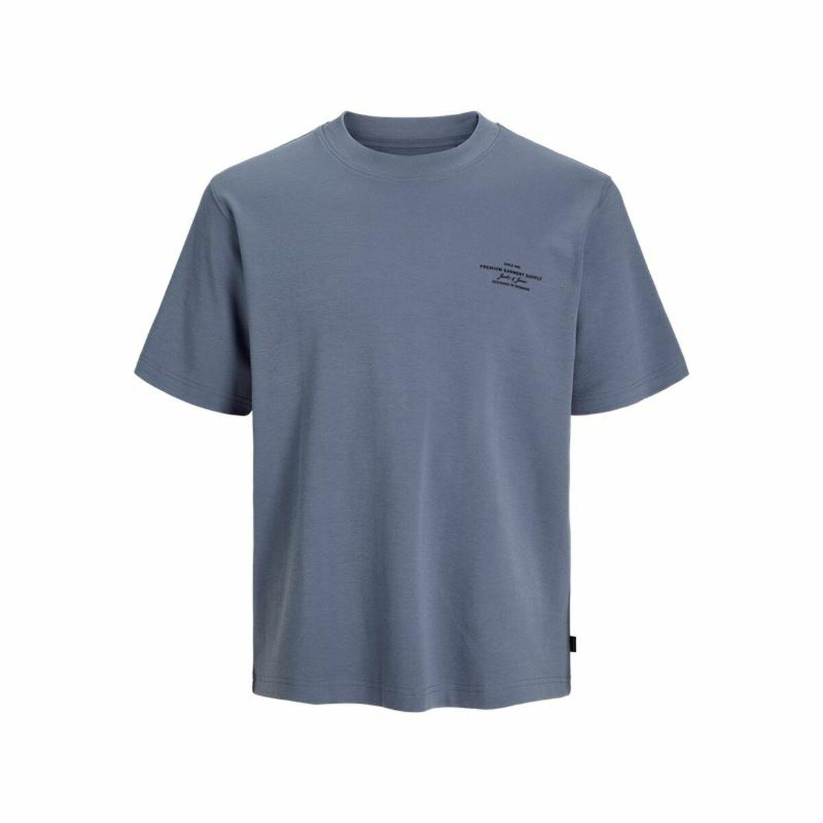 Camiseta de Manga Corta Hombre Jack & Jones Jprblachad Brandingw Neck