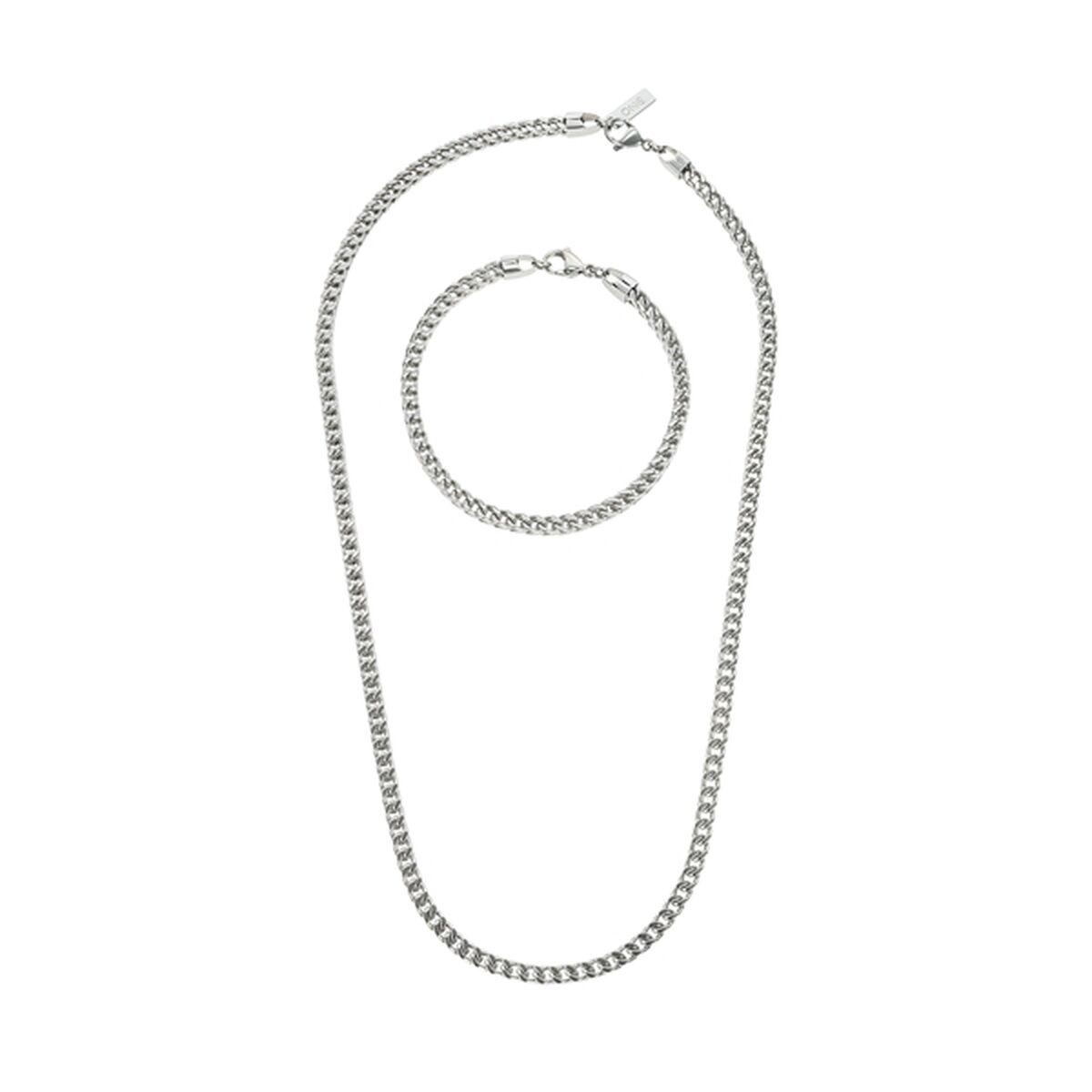 Conjunto de collar y pulsera One Jewels OAMN4103SS Plateado