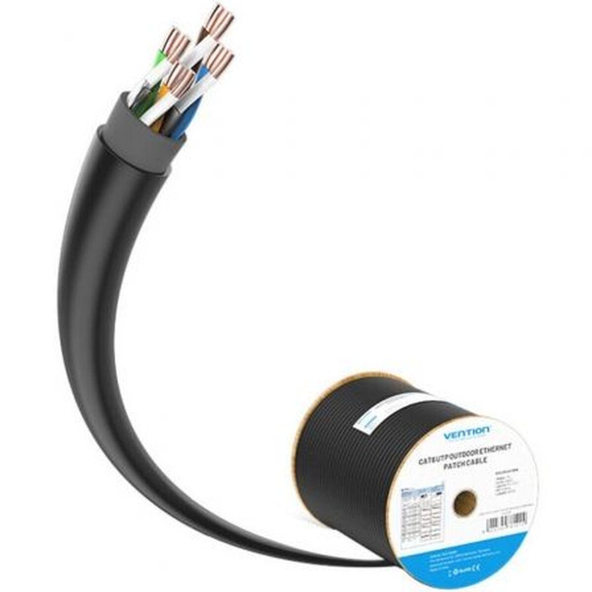 Cable RJ45 Categoría 6 UTP Rígido Vention IHLB305 Negro 305 m