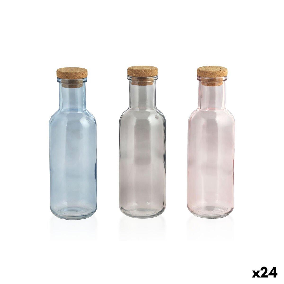 Botella de Cristal La Mediterránea Vidrio 1 L (24 Unidades)