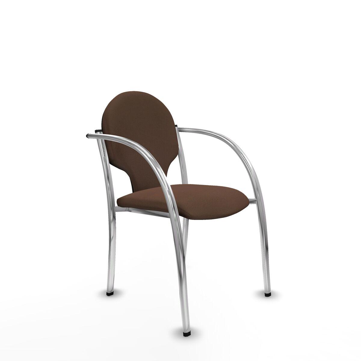 Silla de Recepción Hellín Piqueras y Crespo 220PTCRB463 Marrón oscuro 2 Unidades