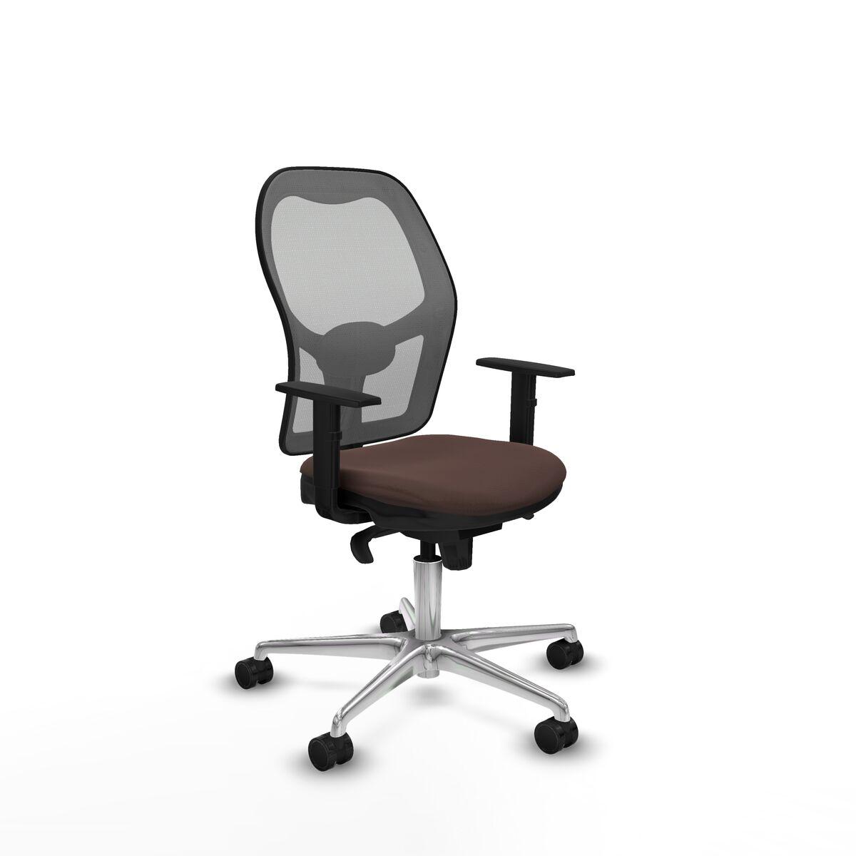 Silla de Oficina Piqueras y Crespo 1D086N0 Gris Marrón oscuro