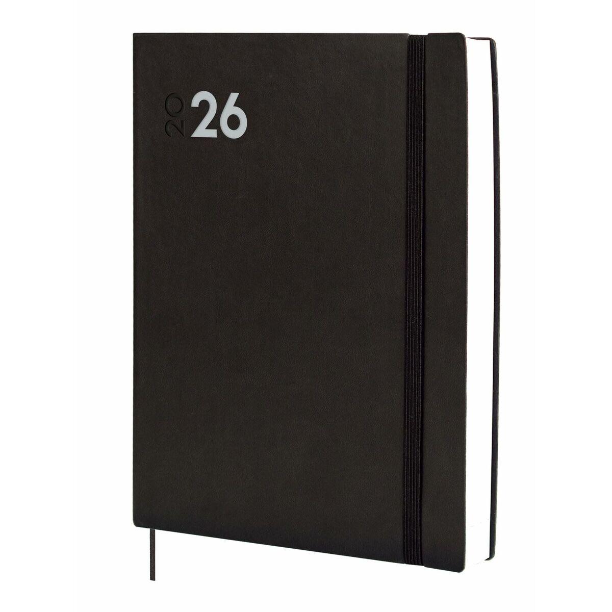 Agenda Finocam Negro 21 x 27 cm