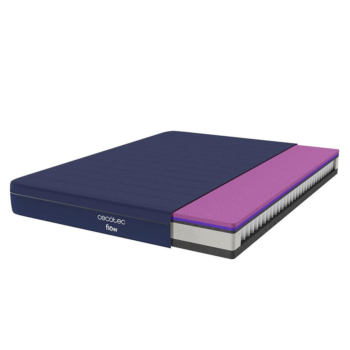 Colchón Viscoelástico Enfundado Cecotec Flow e-Hybrid 105 x 190 cm