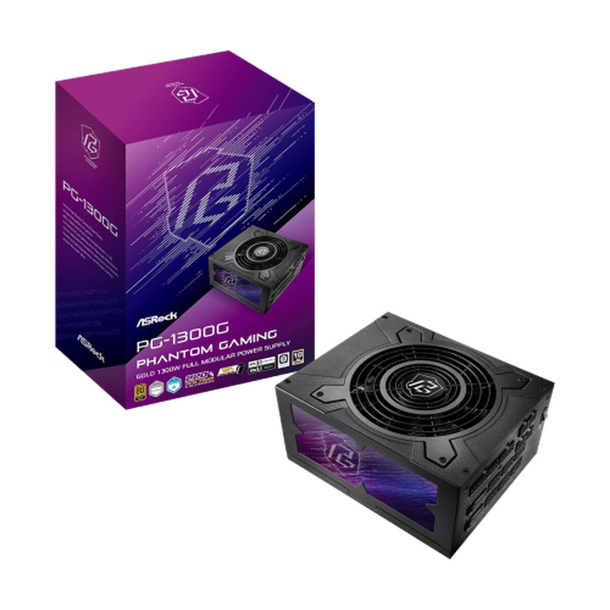 Fuente de Alimentación ASRock 90-UXP130-GFEAAB 1300 W 80 Plus Gold