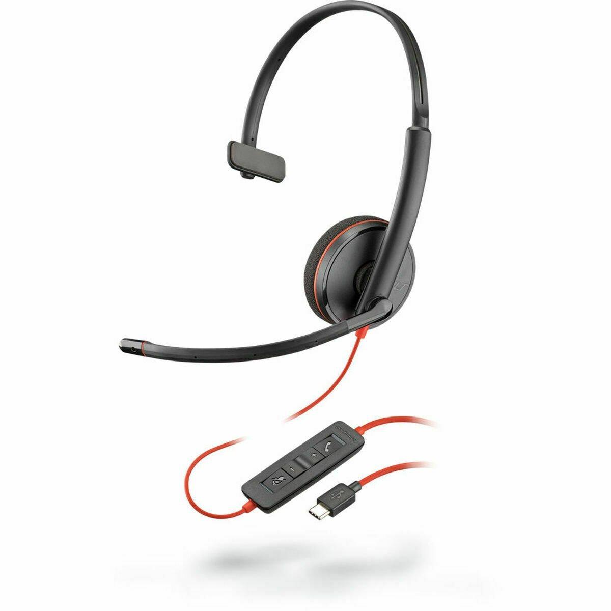Auriculares con Micrófono Poly 209748-201 Negro