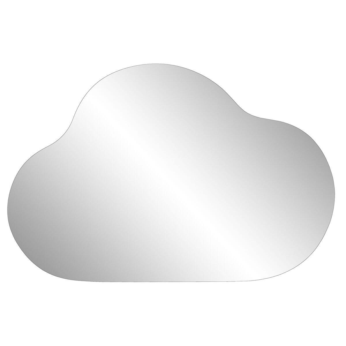 Espejo de pared Home ESPRIT Plateado Nubes 60 x 2 x 40 cm
