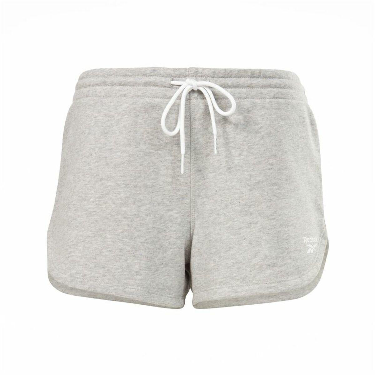 Pantalón Corto Deportivo Reebok Identity French Terry Short Gris