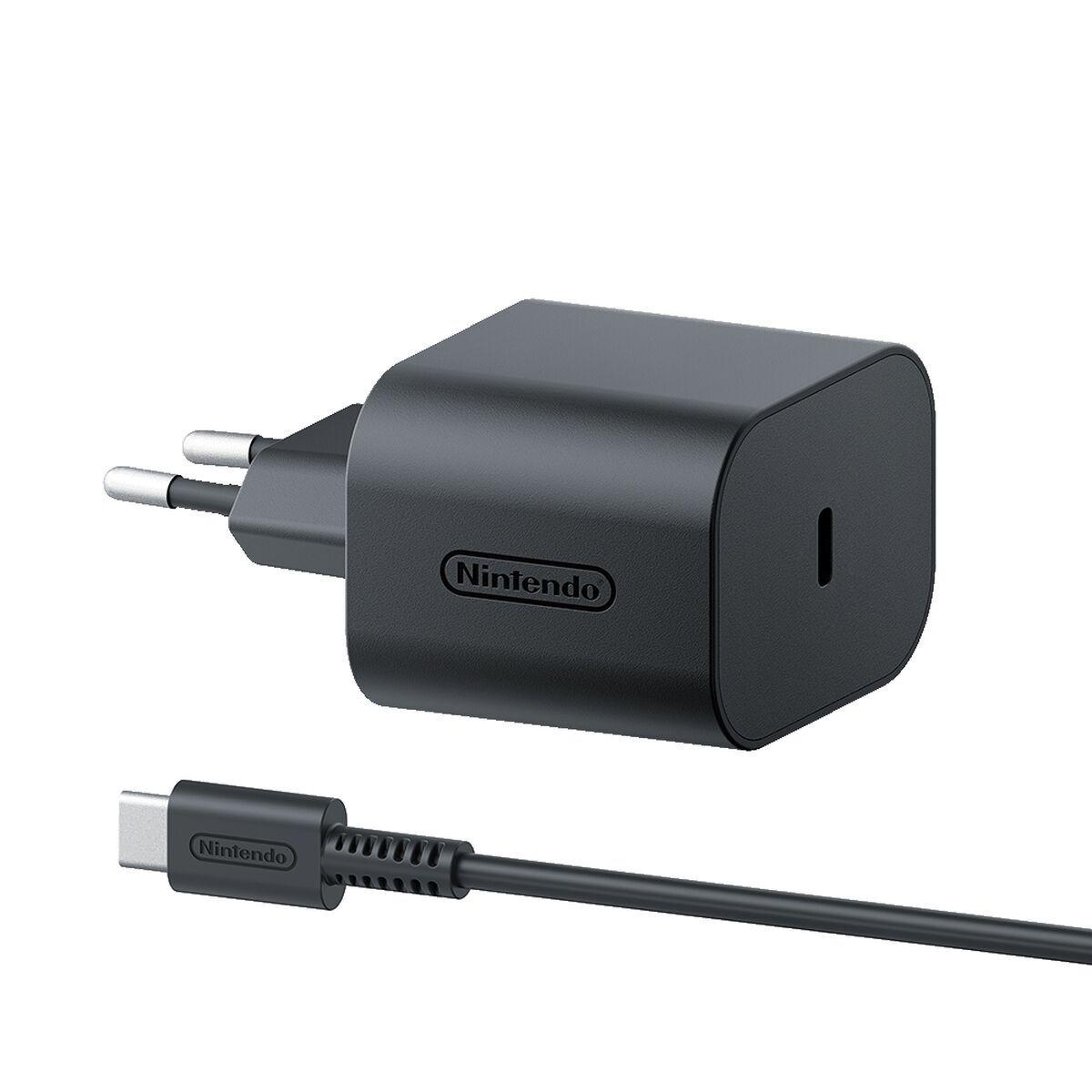 Cable USB Nintendo CARGA N-SWITCH 2 Negro 1,5 m