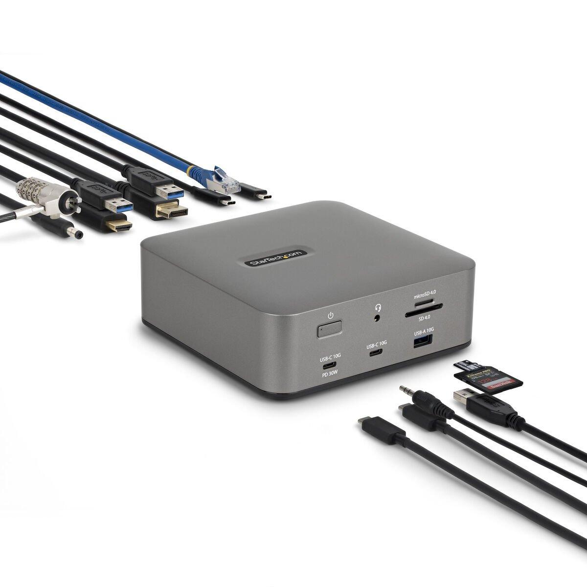 Hub USB Startech 215UE-TB5USB4DOCK Gris