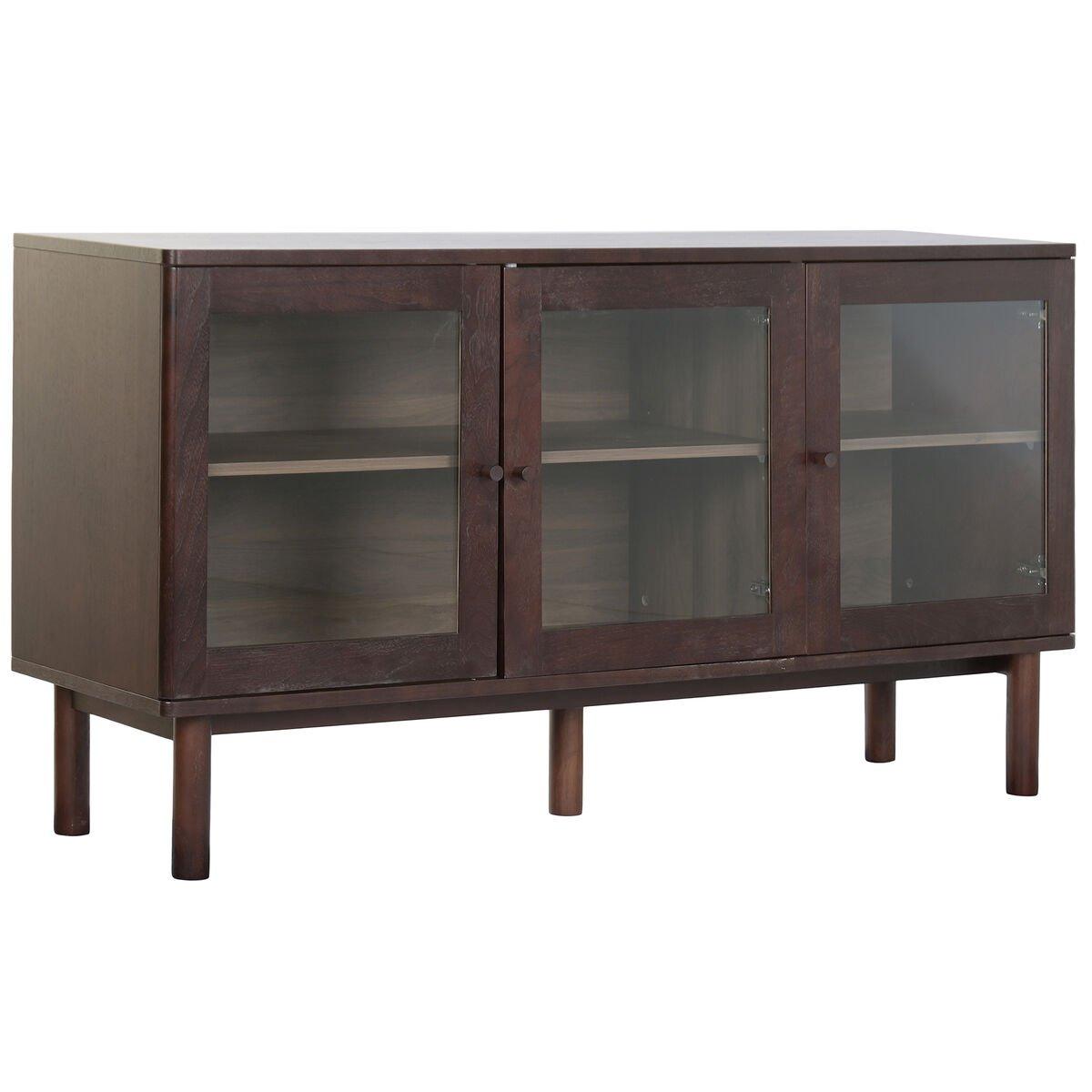 Aparador Home ESPRIT Cristal Madera MDF 140 x 40 x 75 cm