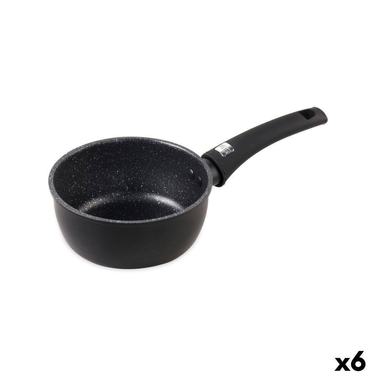 Cazo Quttin UNIVERSE Negro Aluminio Ø 16 cm 16 x 7,5 cm (6 Unidades)