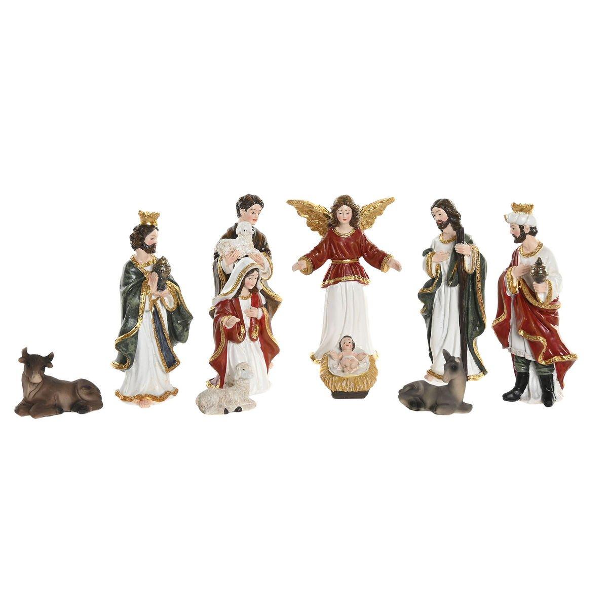 Belén de Navidad Home ESPRIT Multicolor Resina (8 Piezas)