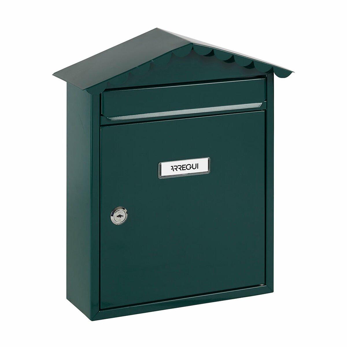 Buzón Arregui Verde Acero 30 x 11 x 36 cm