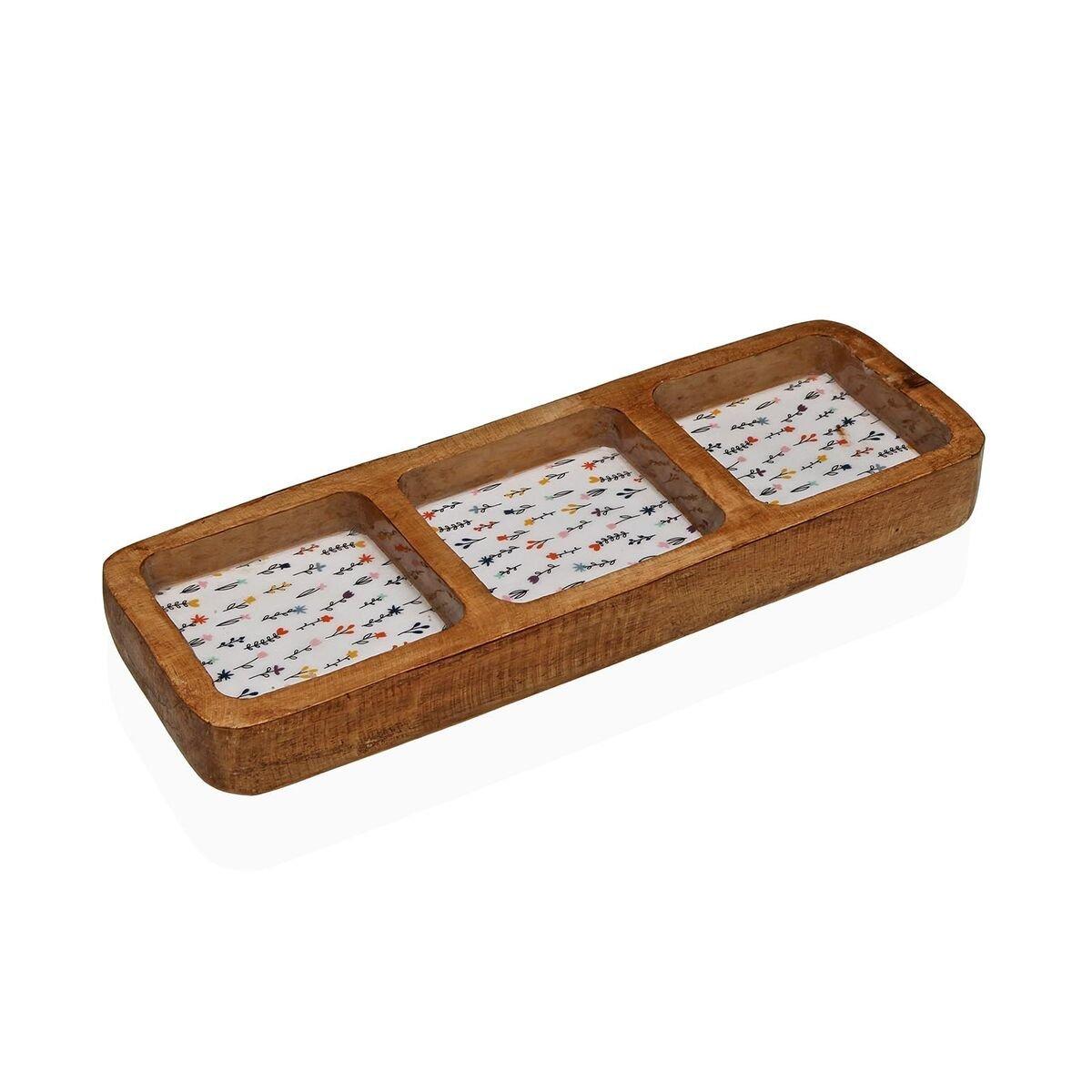 Bandeja de Aperitivos Versa Blume 30 X 3,5 X 10 CM