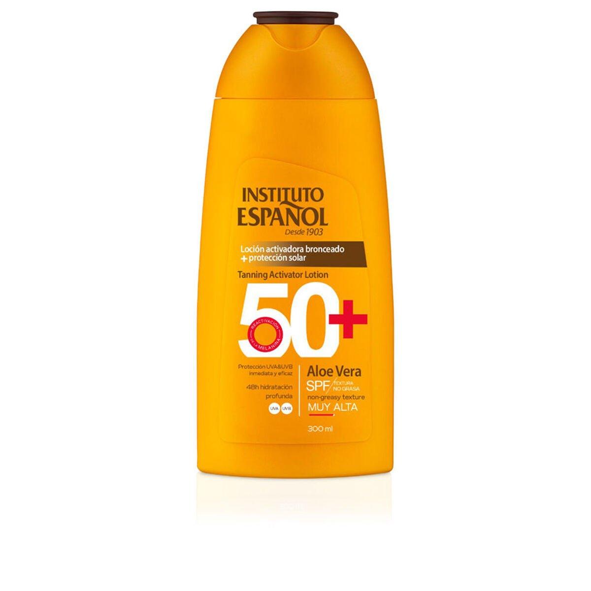 Protector Solar Instituto Español LOCIÓN BRONCEADORA Spf 50+ 300 ml