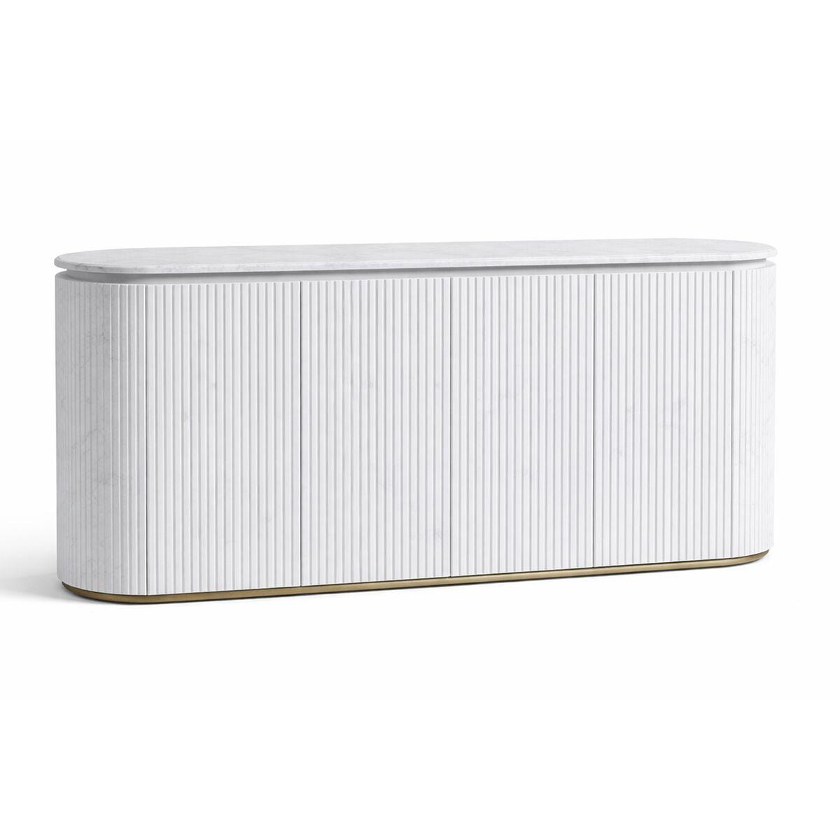 Aparador Home ESPRIT Blanco Granito Madera MDF 180 x 40 x 85 cm