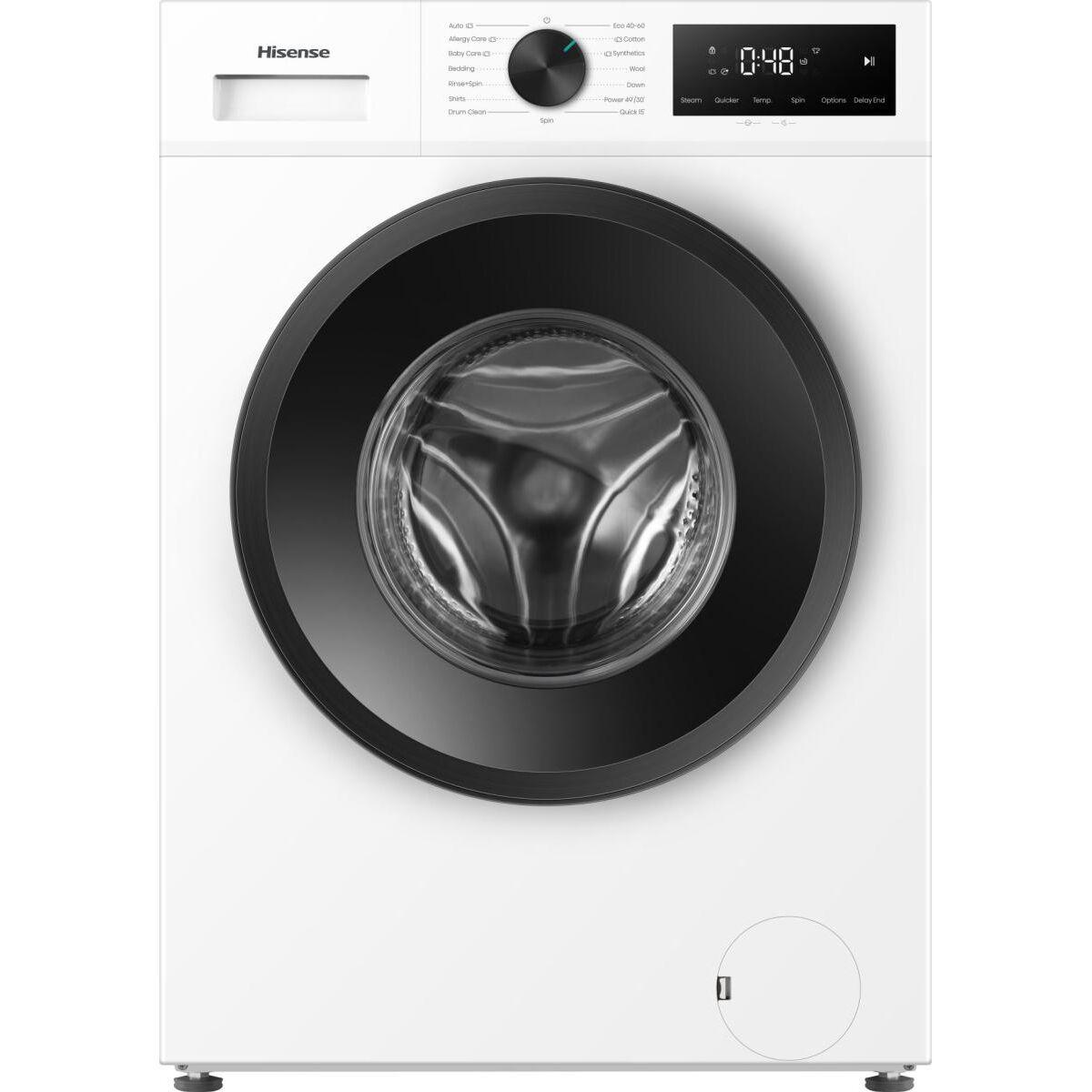 Lavadora Hisense WF1I1142BWL 11K 1400R BCO 1400 rpm 11 Kg