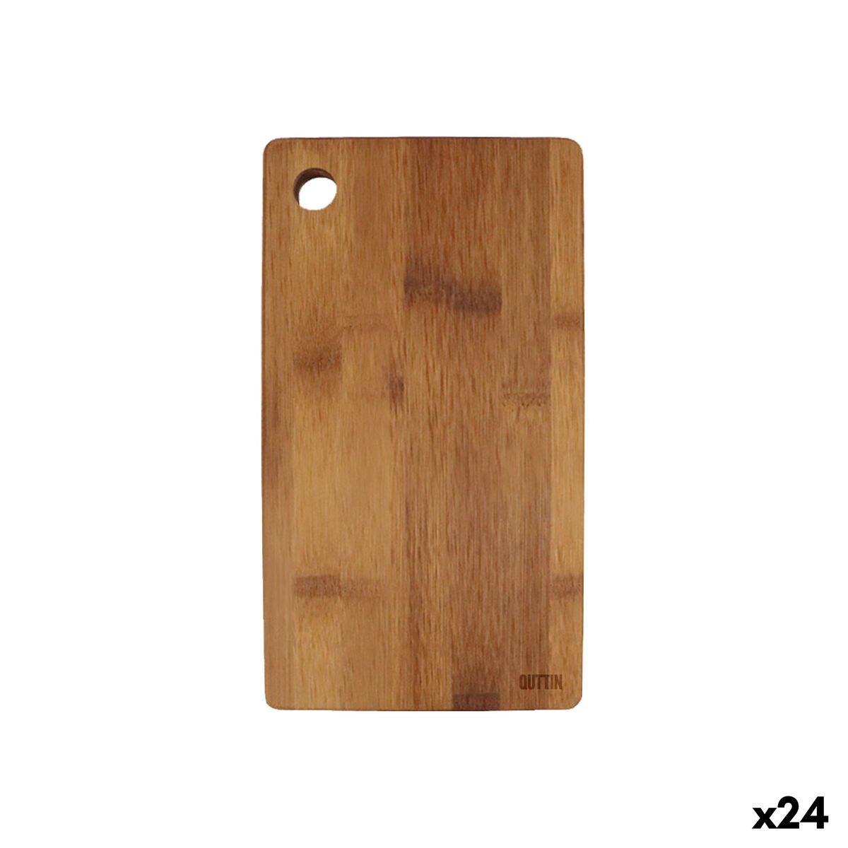 Tabla de cortar Quttin Marrón oscuro 27 x 15 x 1,6 cm (24 Unidades)