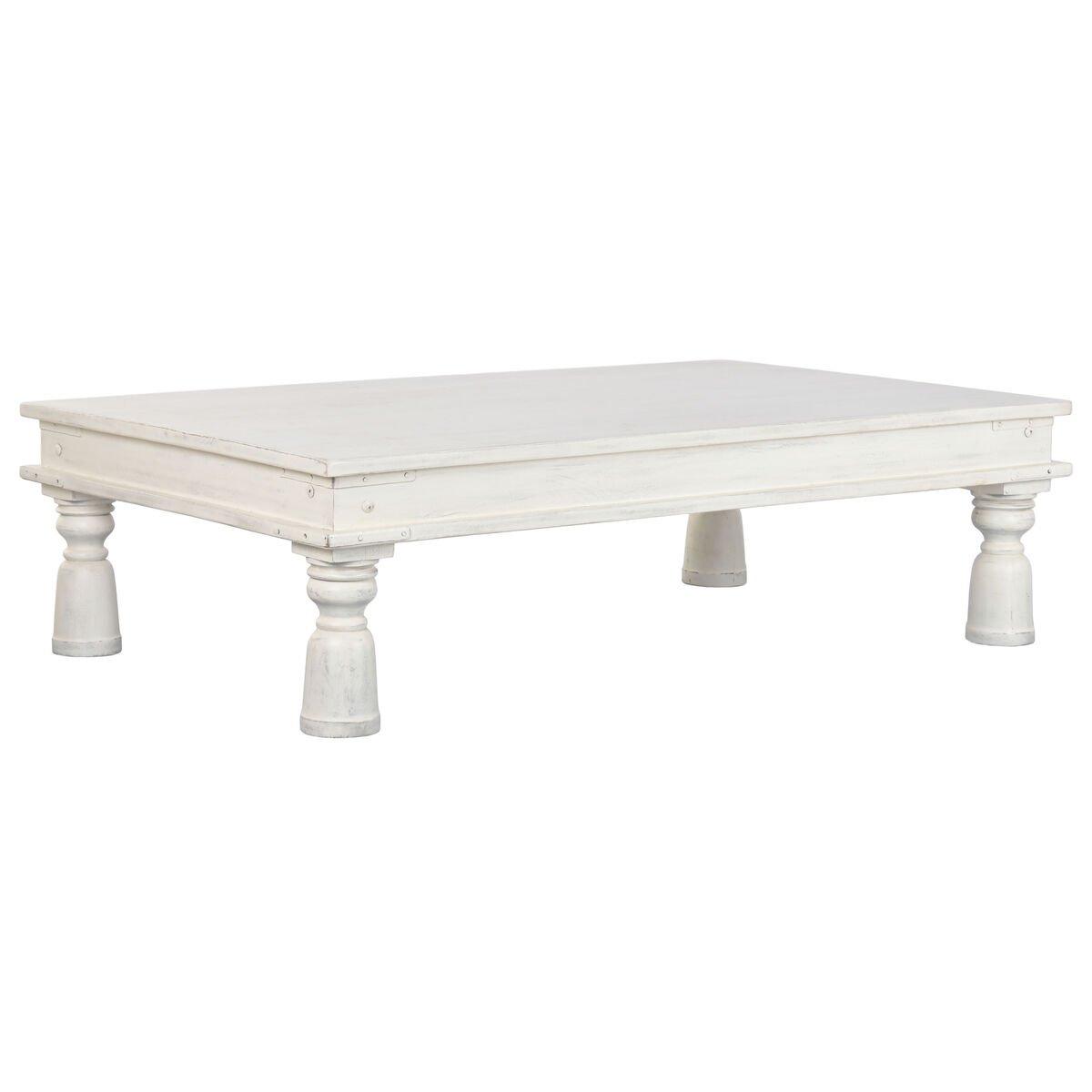 Mesa de Centro Home ESPRIT Blanco 70 x 107 x 45 cm