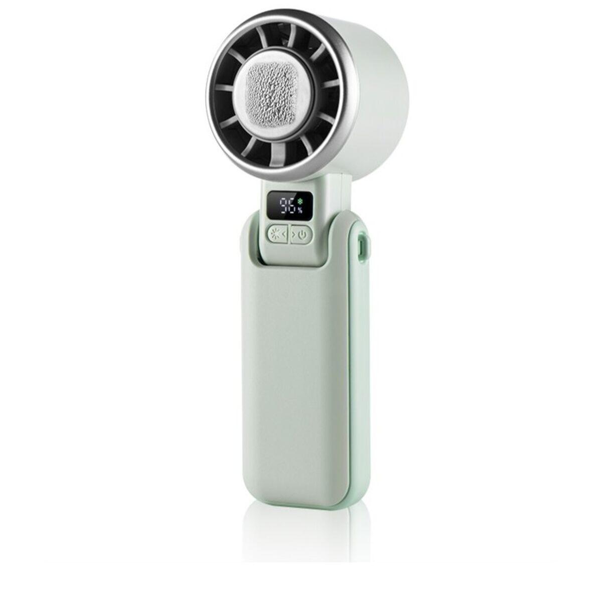 Mini Ventilador Portátil CristalRecord 85-026-00-160 Verde