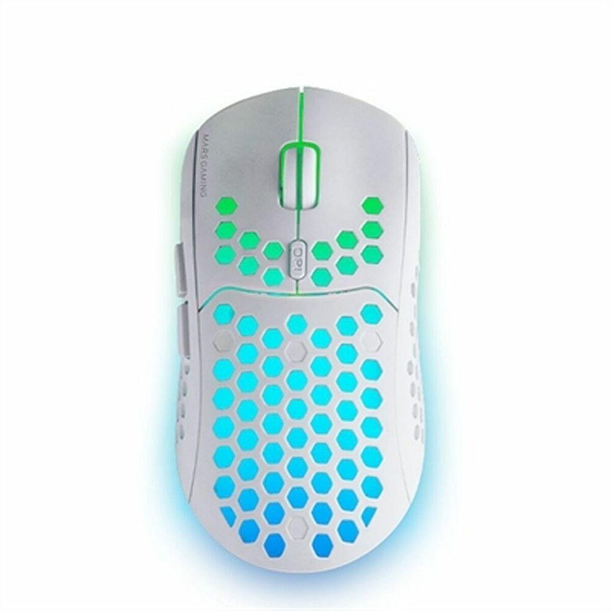 Ratón Mars Gaming MMW3 79G 3200 DPI Blanco