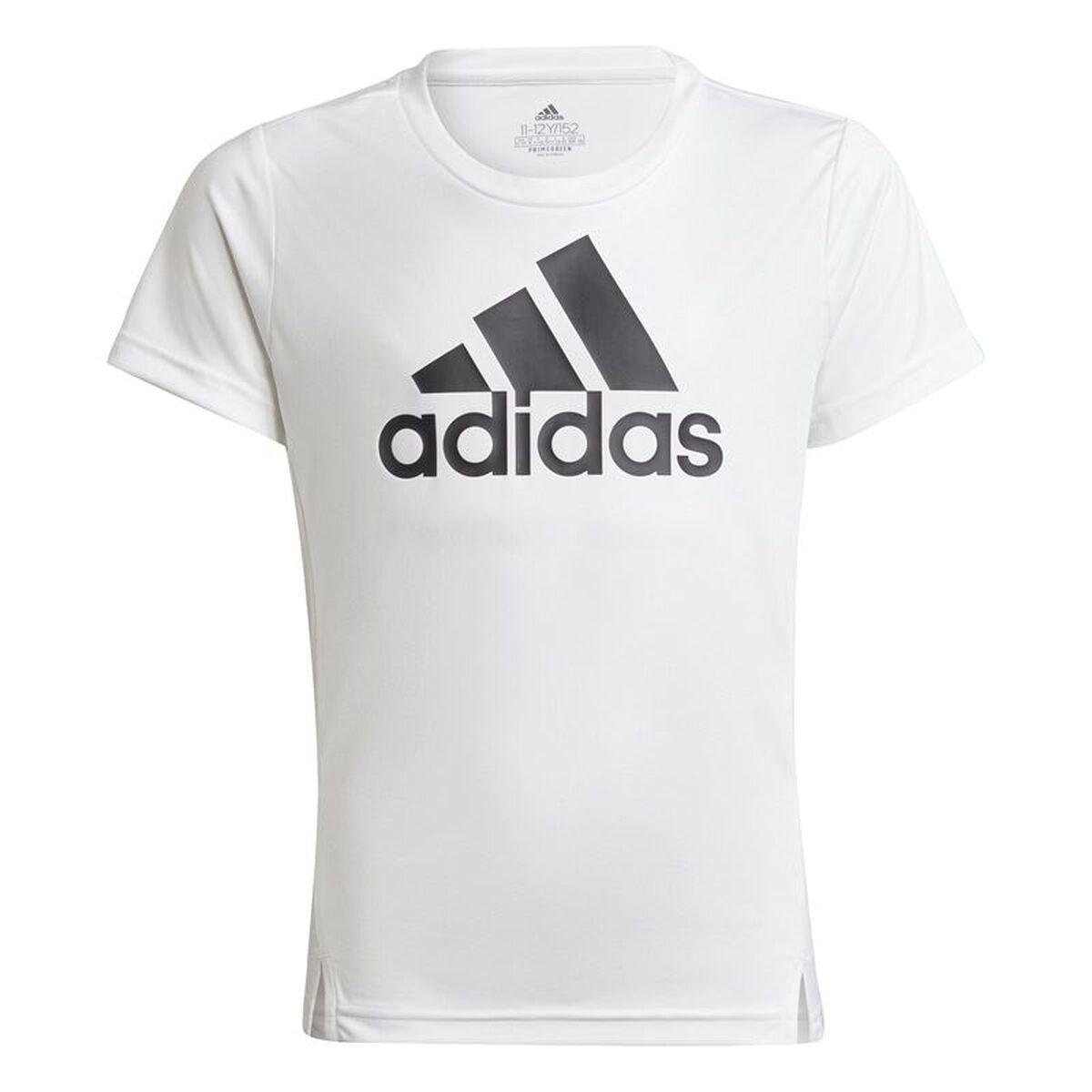 Camiseta de Manga Corta Infantil Adidas Blanco