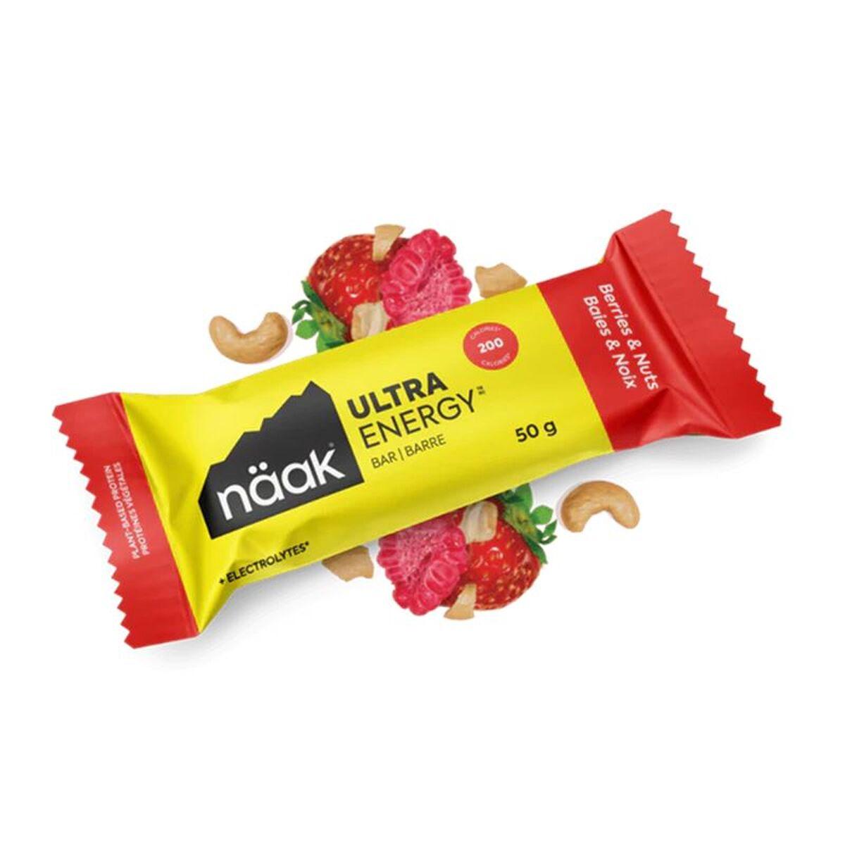 Barrita Energética naak Ultra Energy 50 g Frutos Secos Bayas