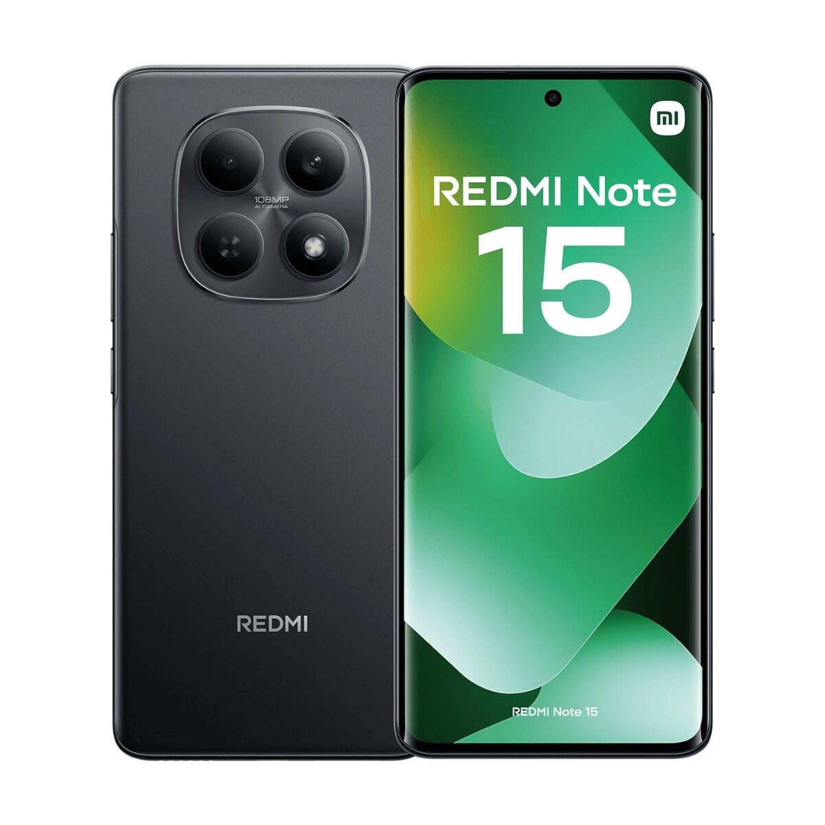 Smartphone Xiaomi REDMI NOTE 15 6,77" Octa Core Mediatek Helio G100 Ultra 6 GB RAM 128 GB Negro