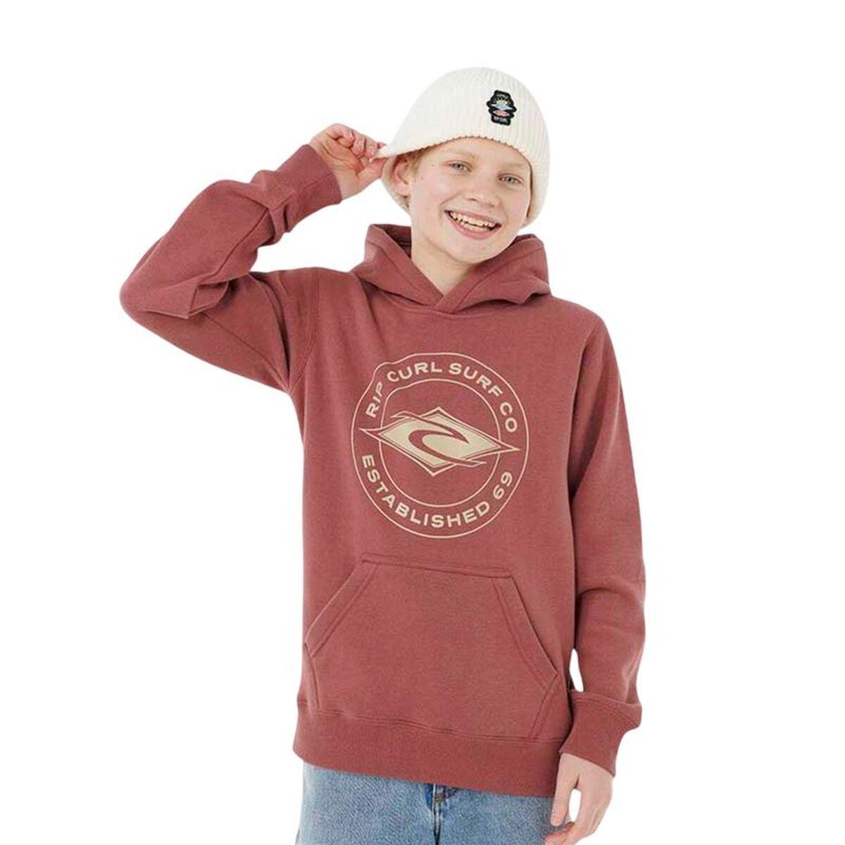 Sudadera con Capucha Niño Rip Curl Stapler Hood Granate