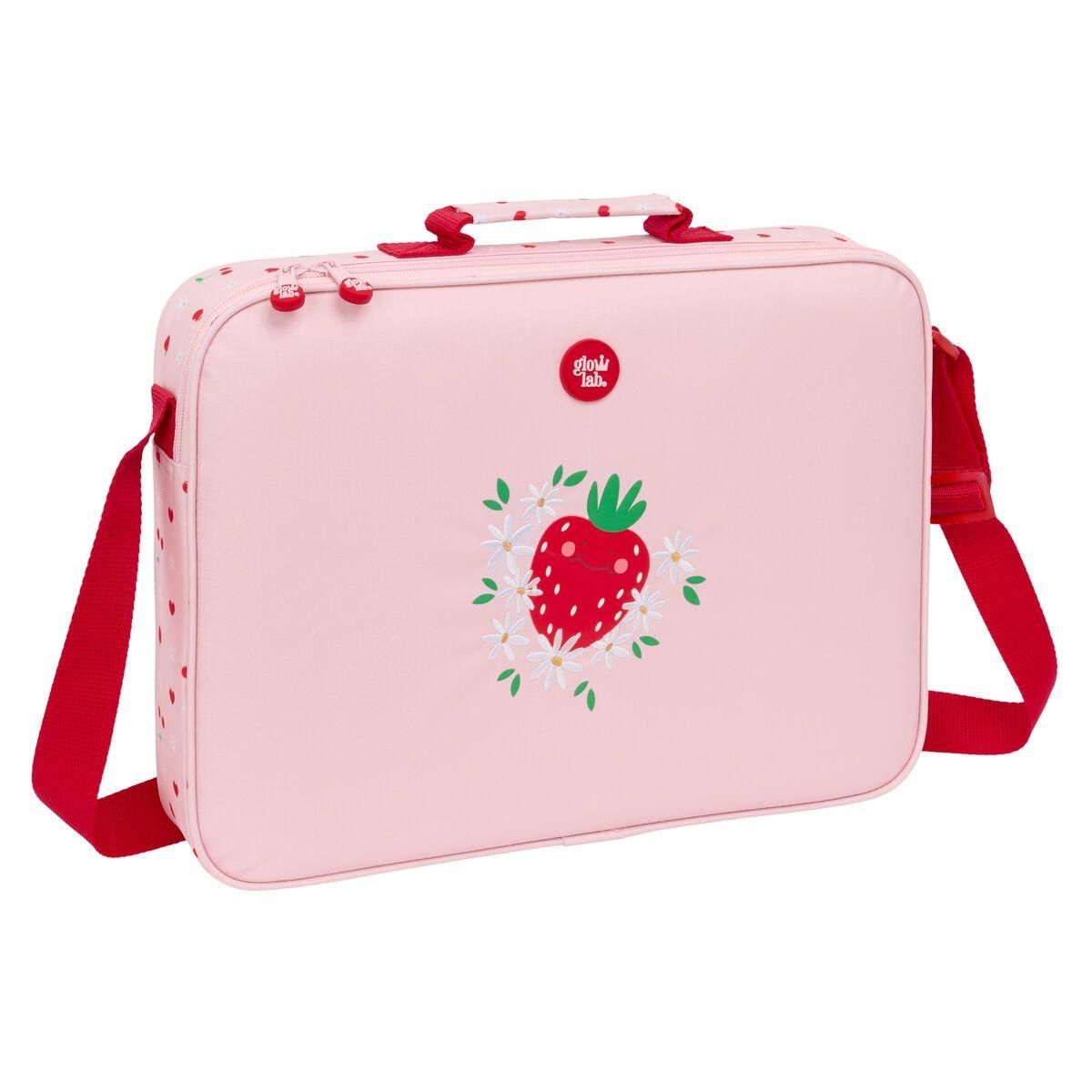 Mochila Escolar Glow Lab Frutitas 38 x 28 x 6 cm
