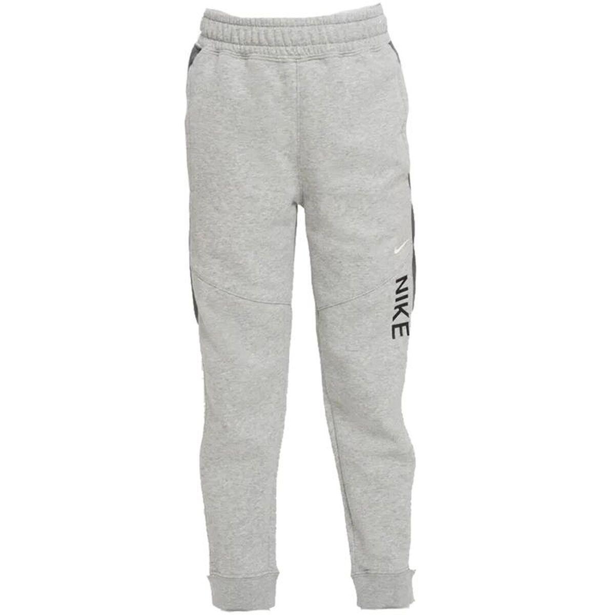 Pantalón Deportivo Infantil Nike NSW HYBRID FLC BB Gris