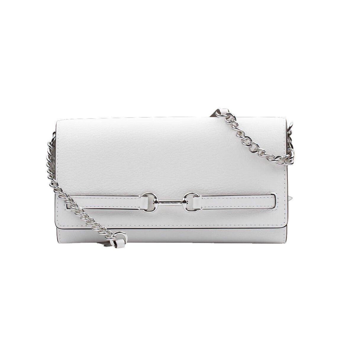 Bolso Bandolera Michael Kors Carson Blanco 22 x 12 x 4 cm