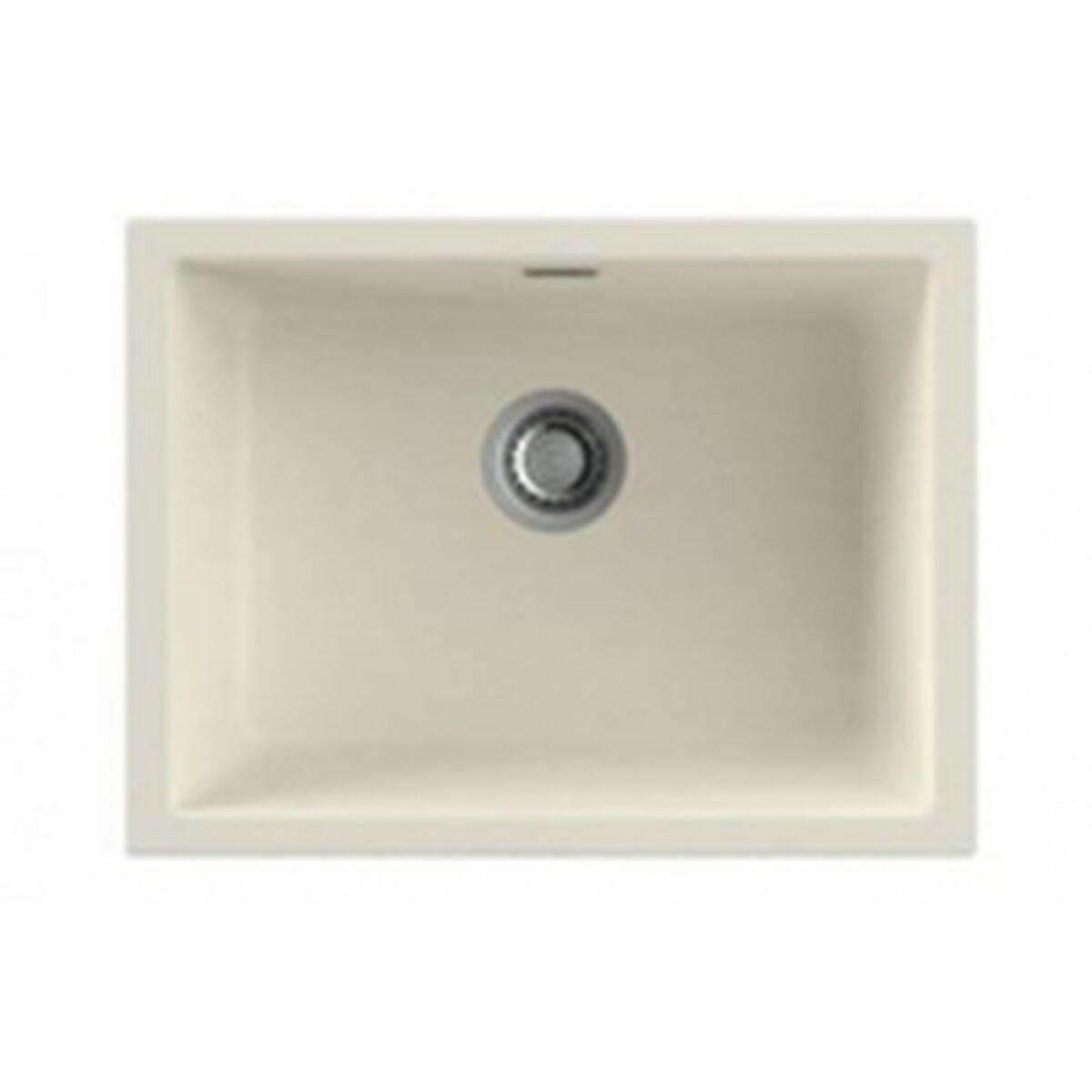 Fregadero de Un Seno Nodor NORGRANITE 55401BWH 4087 Blanco