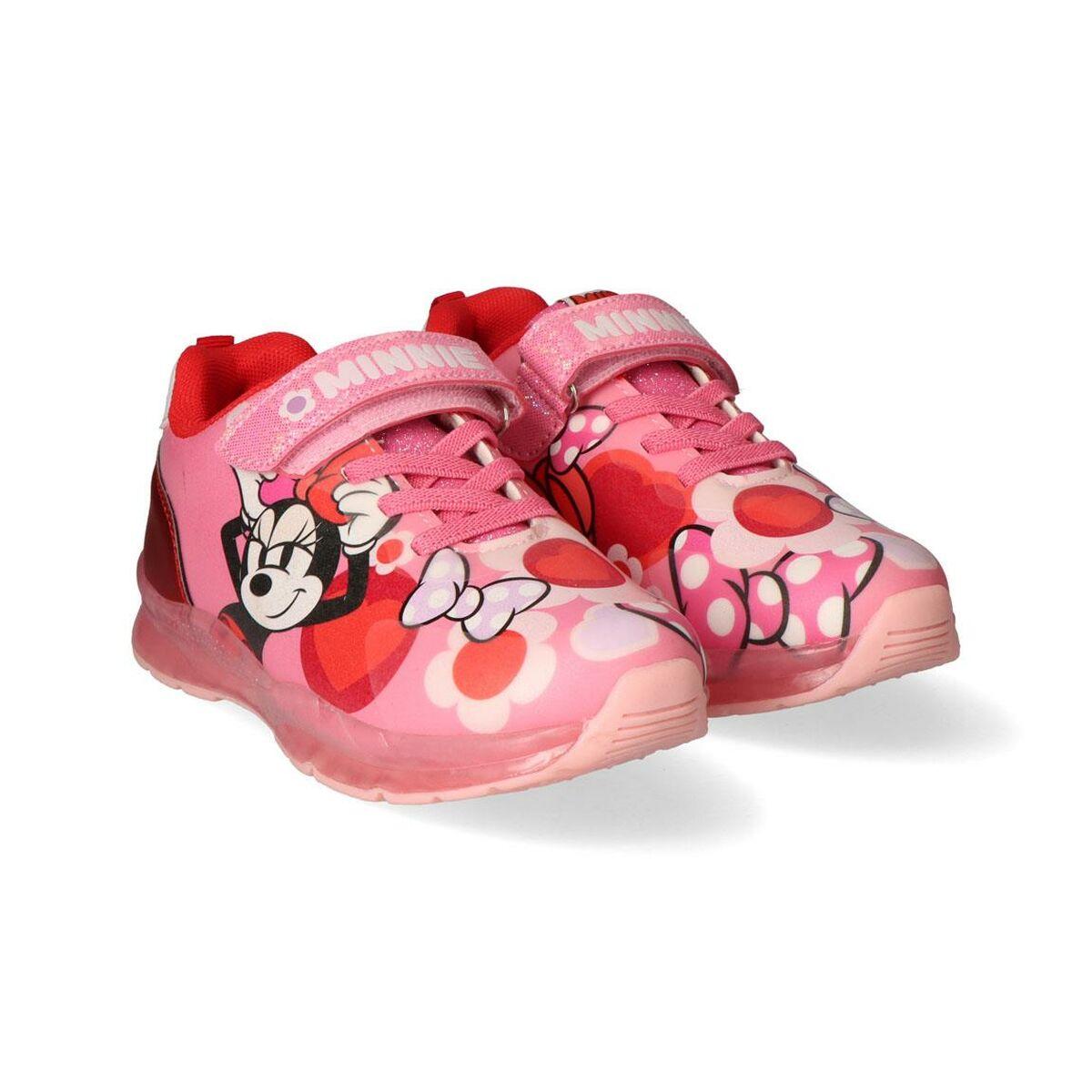 Zapatillas Deportivas con LED Minnie Mouse Fucsia