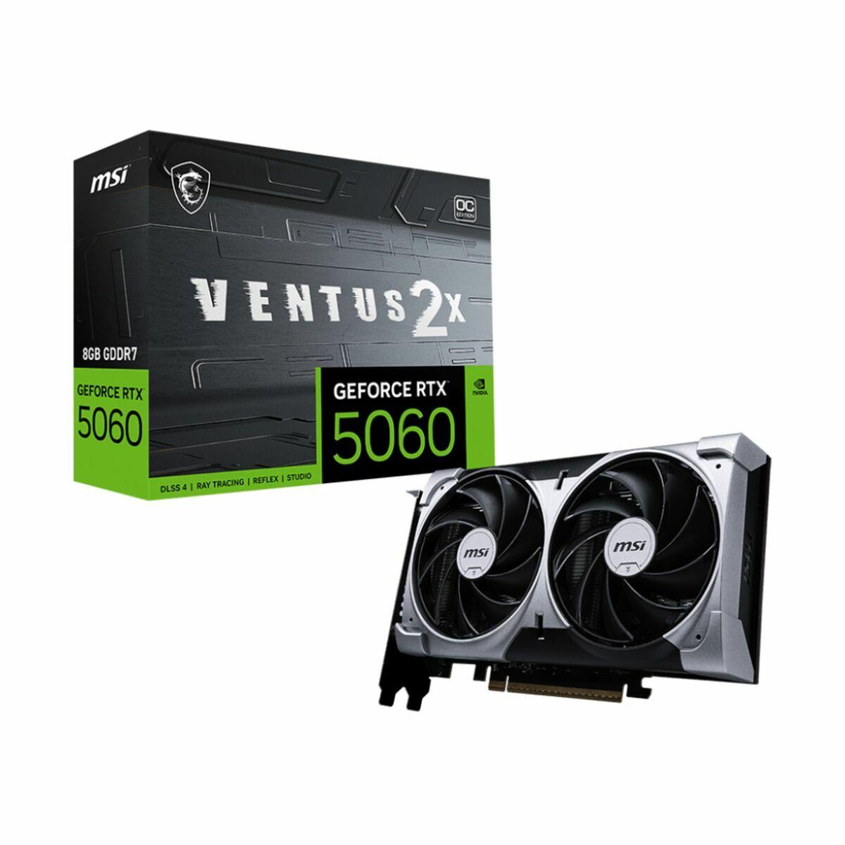 Tarjeta Gráfica MSI RTX 5060 8G VENTUS 2X OC GEFORCE RTX 5060 8 GB GDDR7