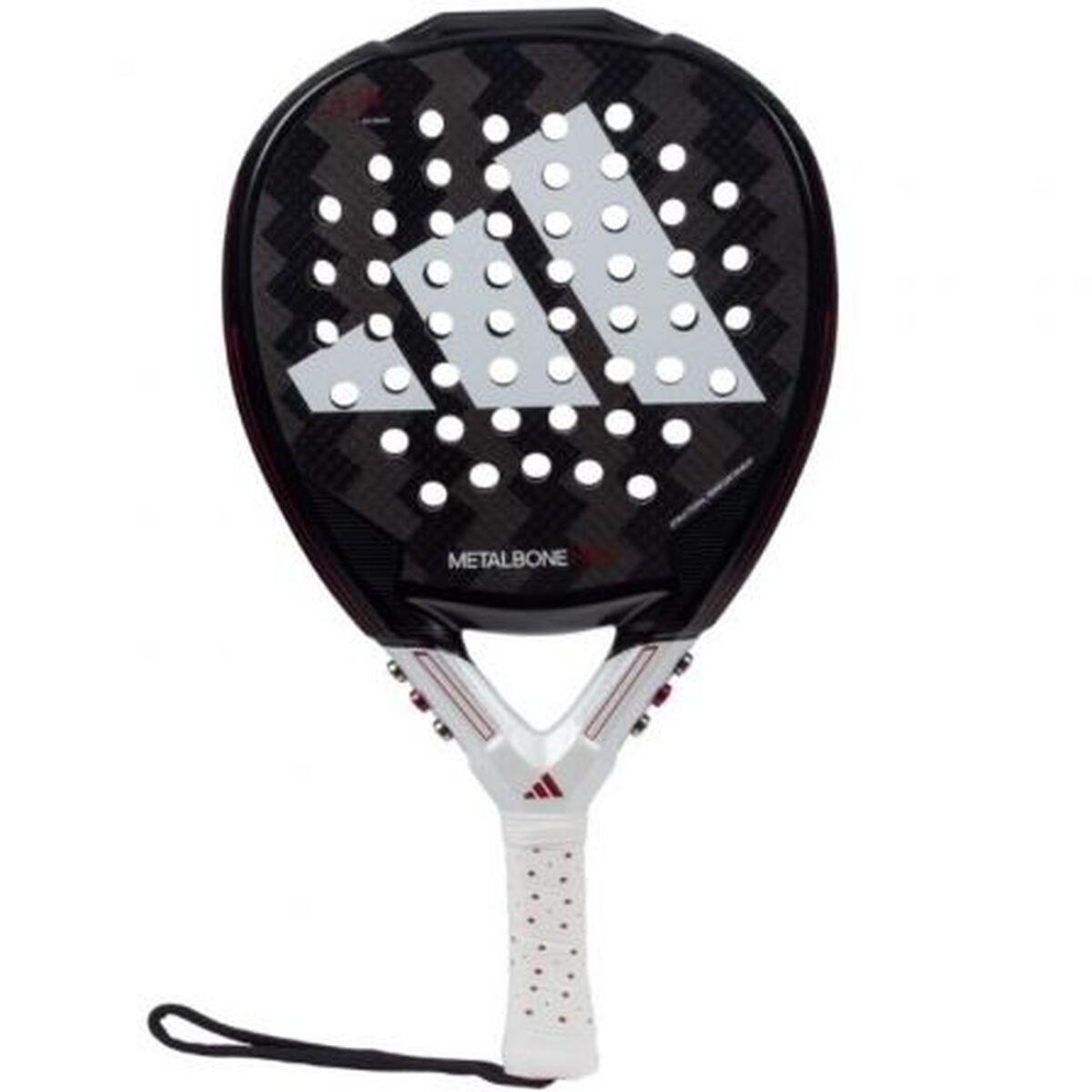 Pala de Pádel Adidas Metalbone HRD+ 2024/ Negra y Blanca (Ale Galan) Negro