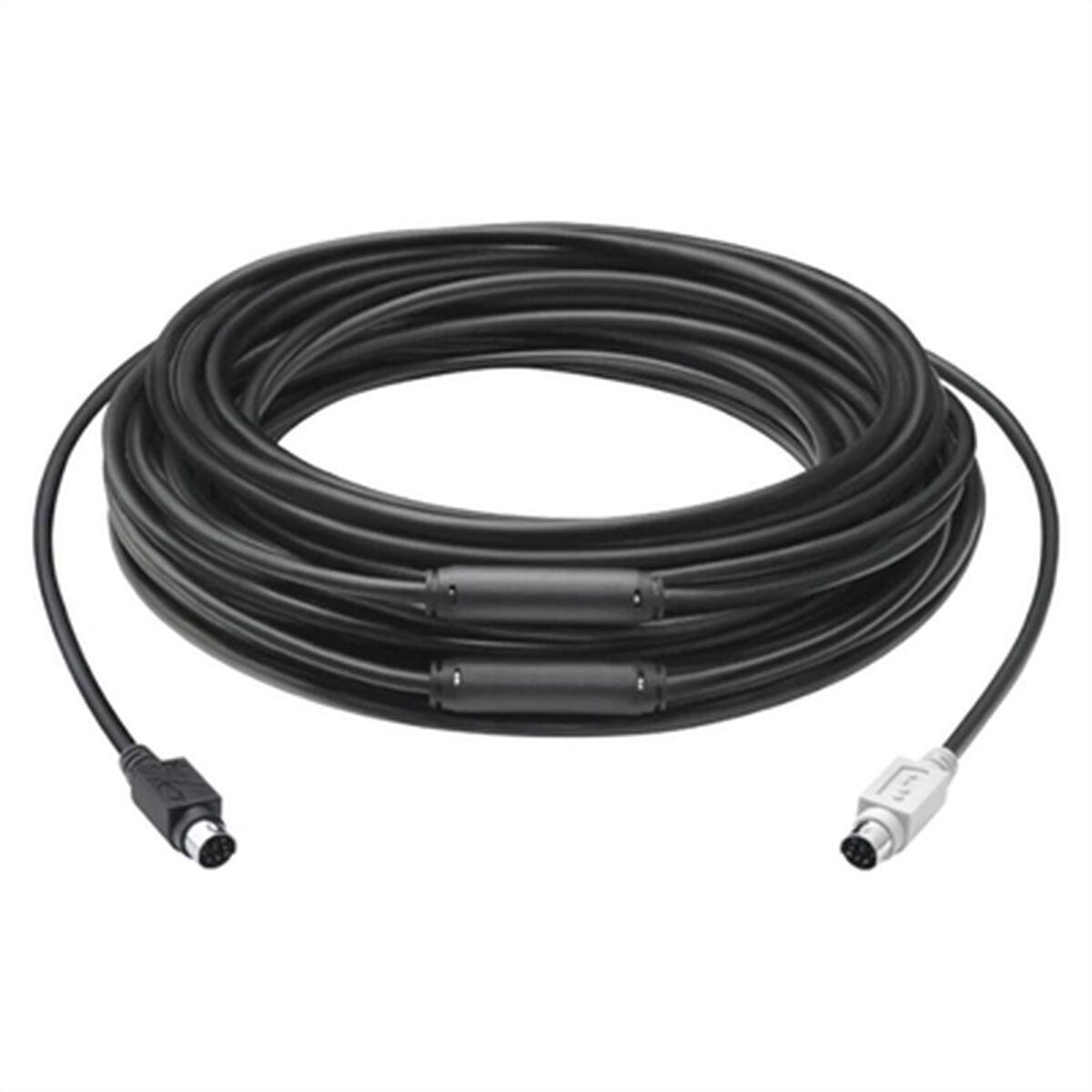 Cable Alargador S-Video Logitech 939-001490 Negro 15 m
