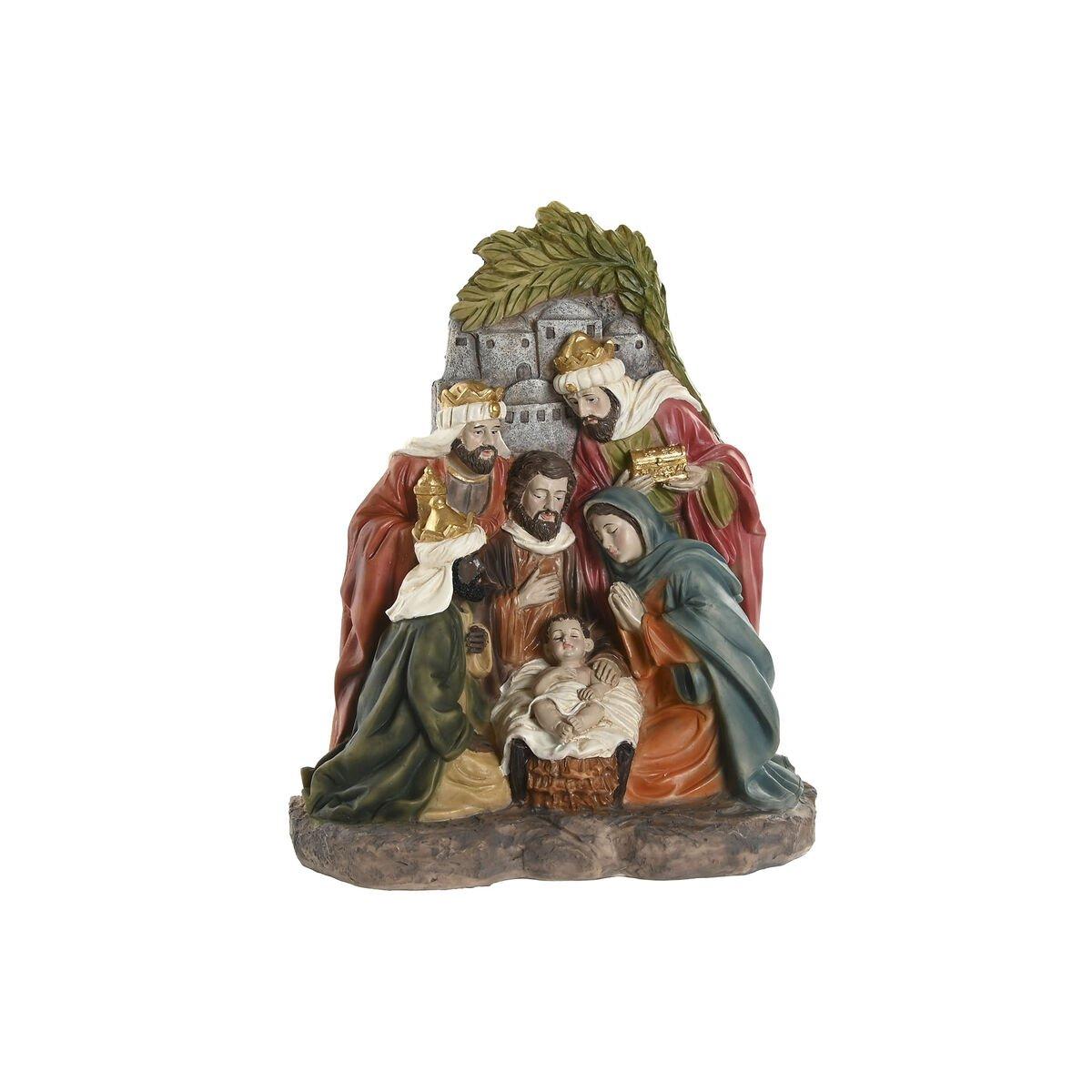 Belén de Navidad Home ESPRIT Multicolor Resina 17,5 X 9 X 20,5 CM