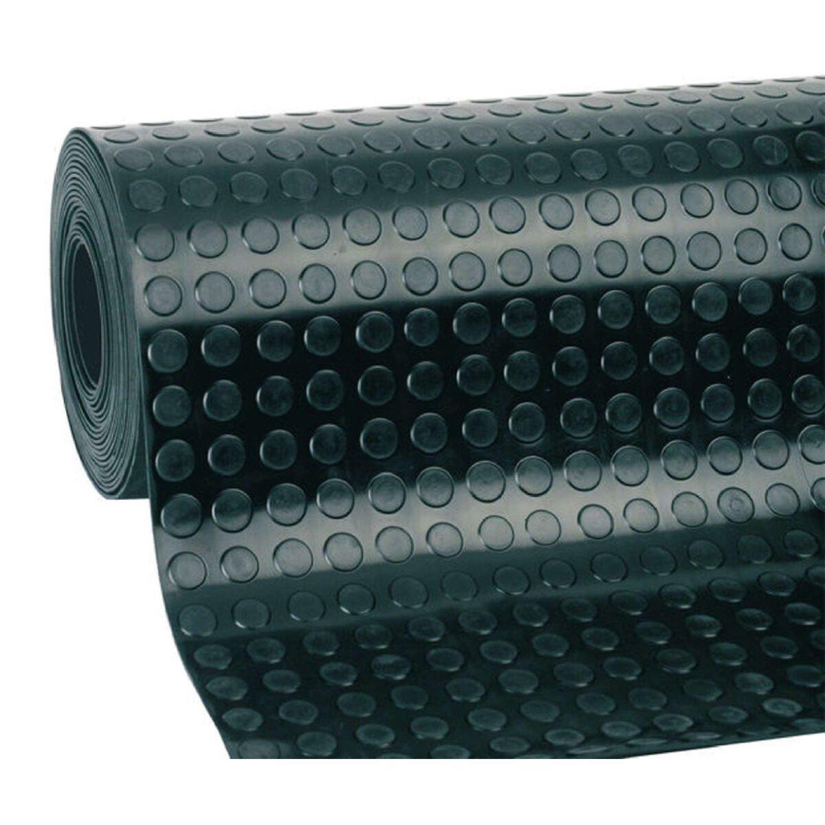 Alfombra Productos Gol Negro Caucho Círculo 1 x 10 m