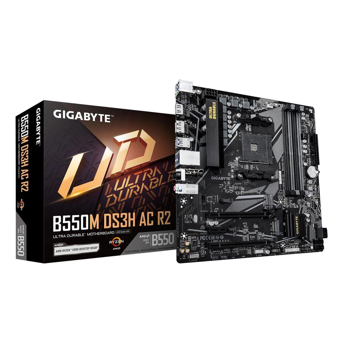 Placa Base Gigabyte B550M DS3H AC R2 AMD B550 AMD AM4
