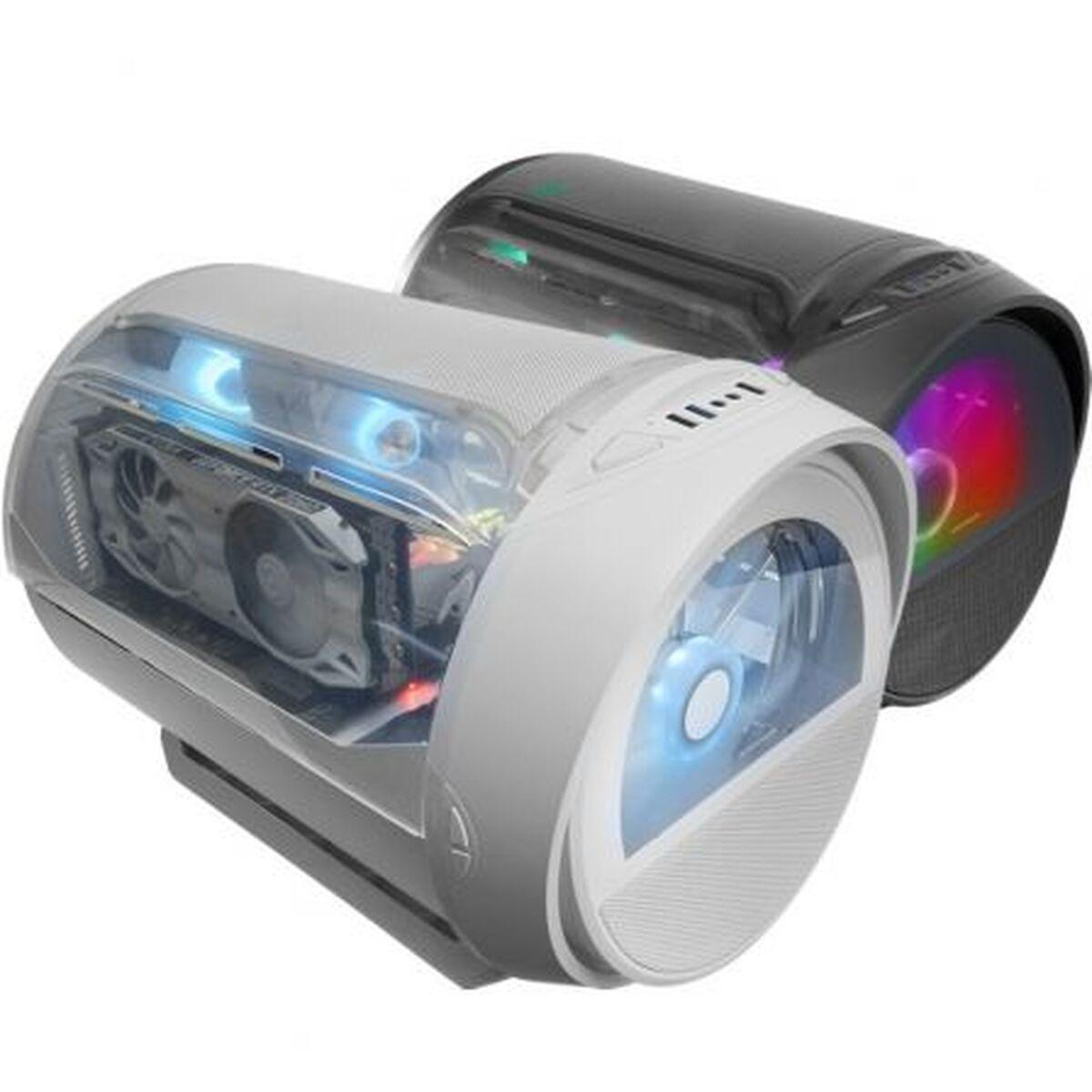 Caja Semitorre ATX Mars Gaming MCCYLONW Blanco
