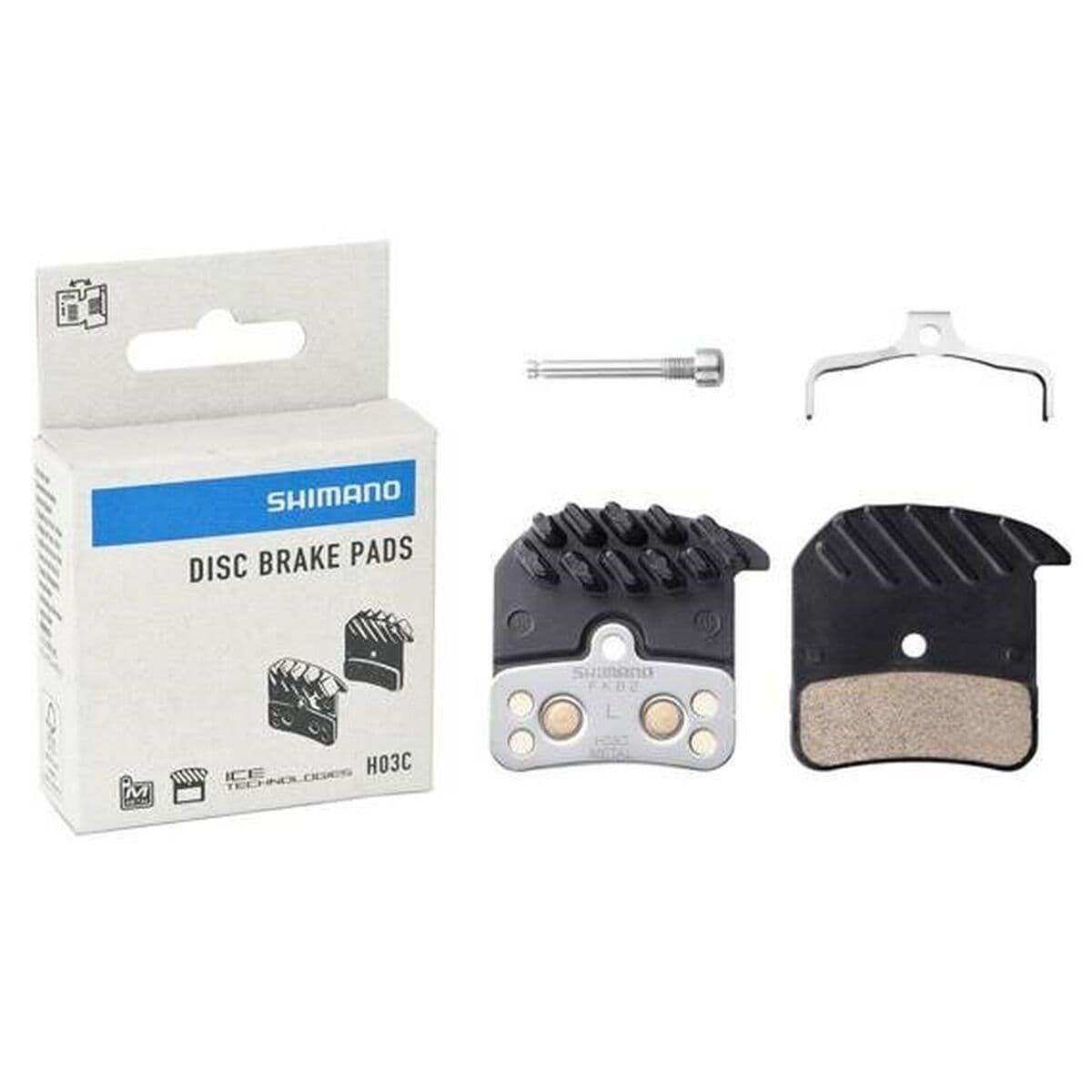 Pastillas de freno Shimano IBPH03CMFA Negro Gris Bronce
