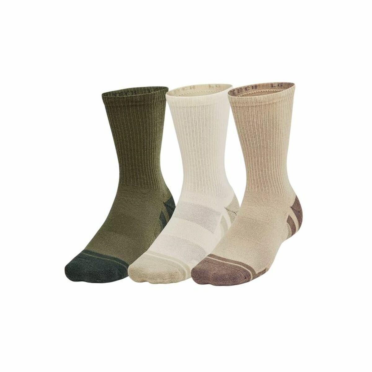 Calcetines Under Armour Performance Marrón 36-41 Fitness 3 Piezas