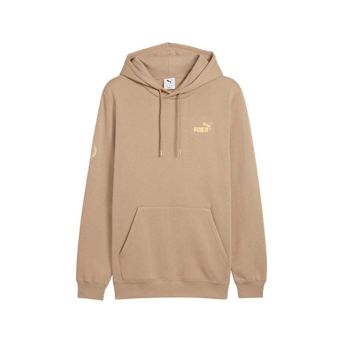 Sudadera con Capucha Hombre Puma Maximal Metallic Beige