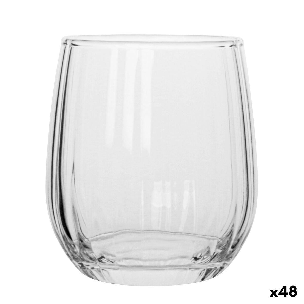 Vaso La Mediterránea Nalon optic Transparente Vidrio 360 ml (48 Unidades)
