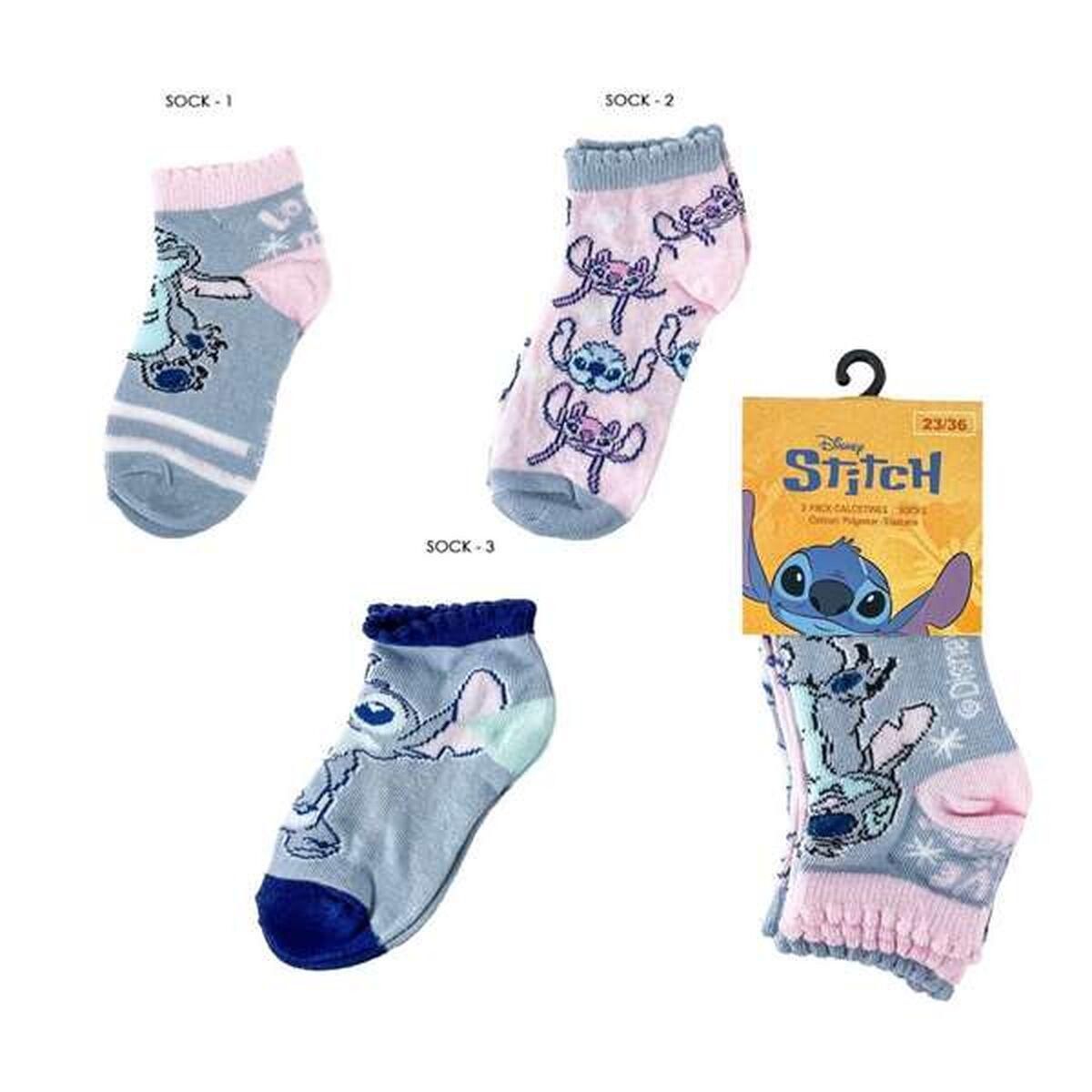 Calcetines Stitch Multicolor 3 pares