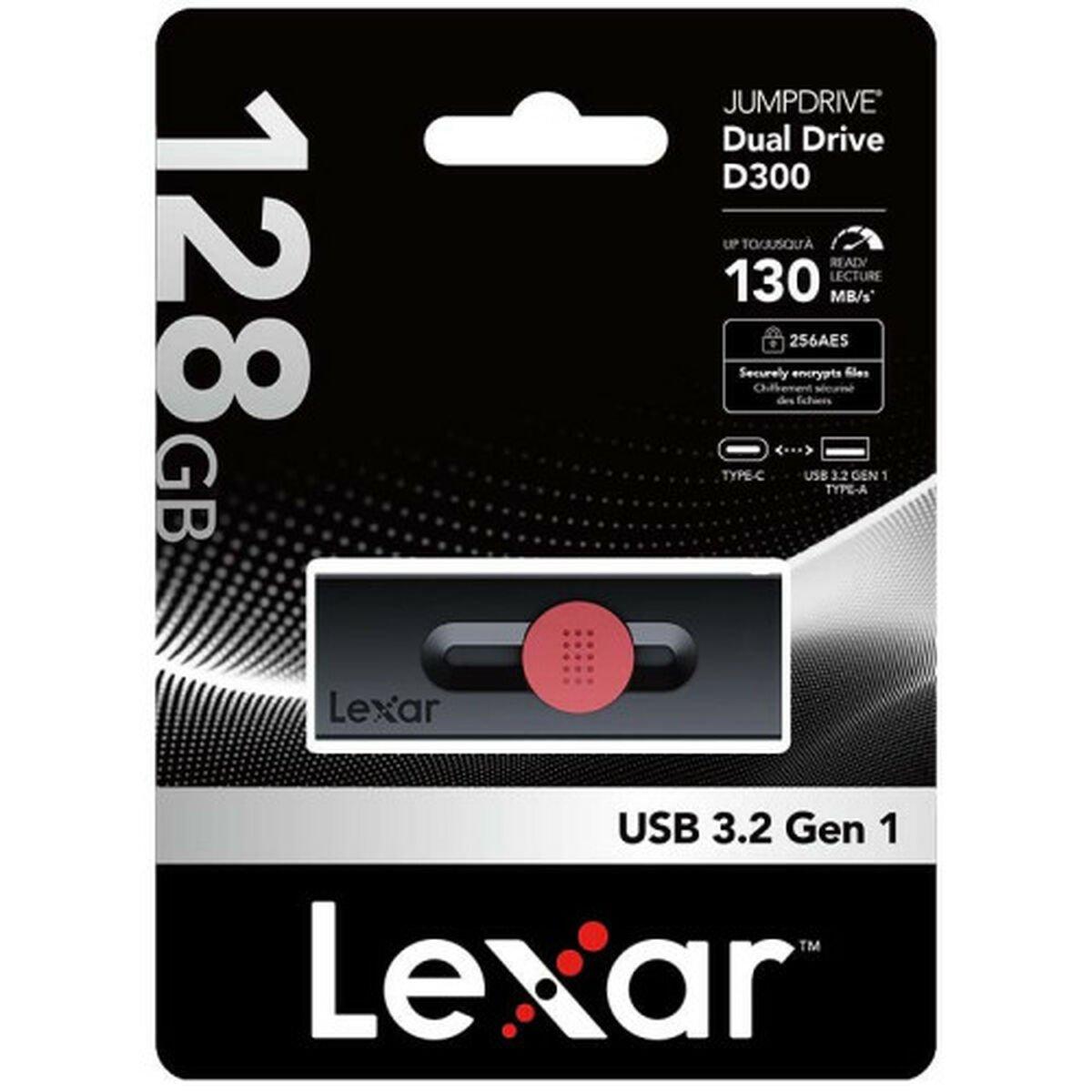 Memoria USB Lexar LJDD300128G-BNBNG