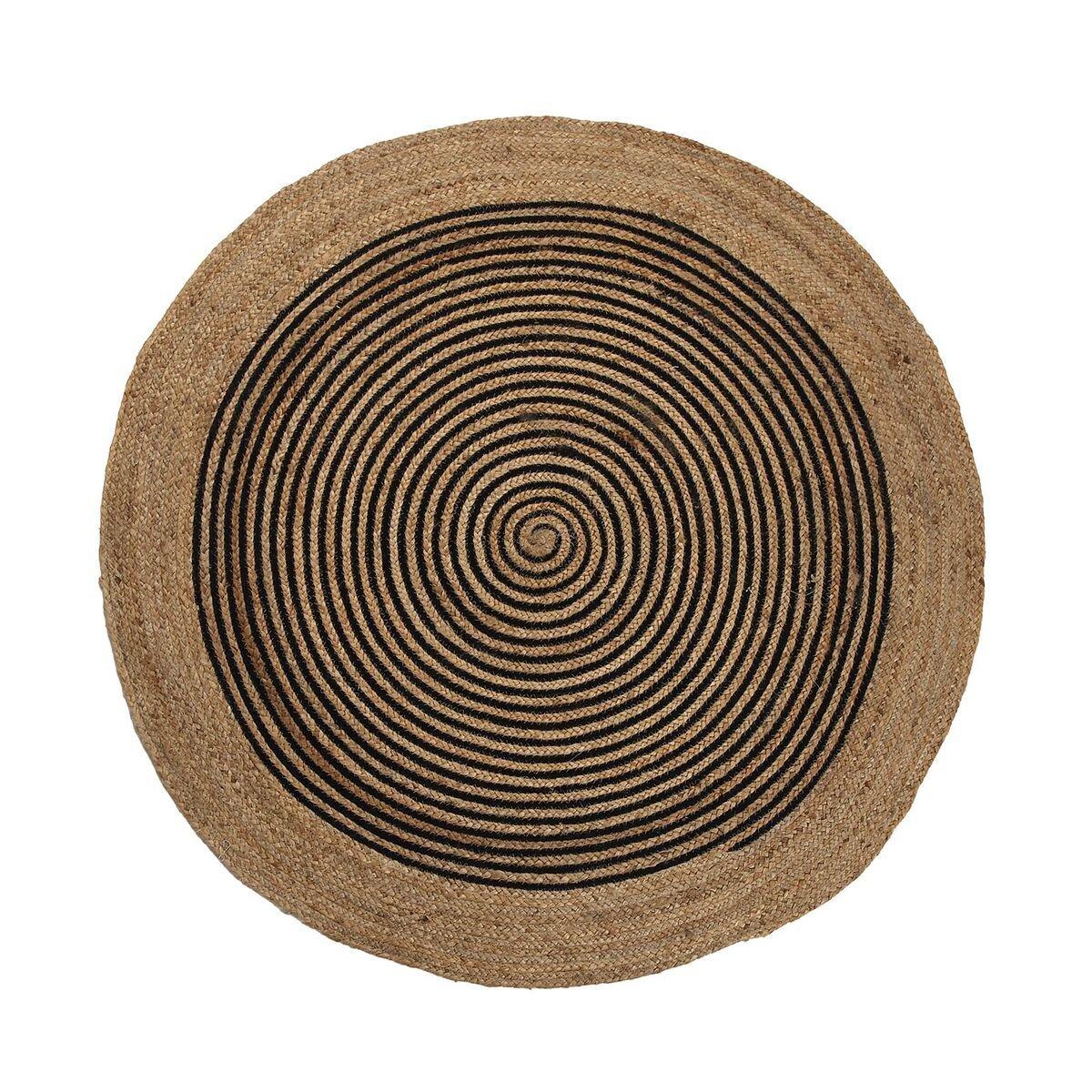 Alfombra Versa Negro Círculos