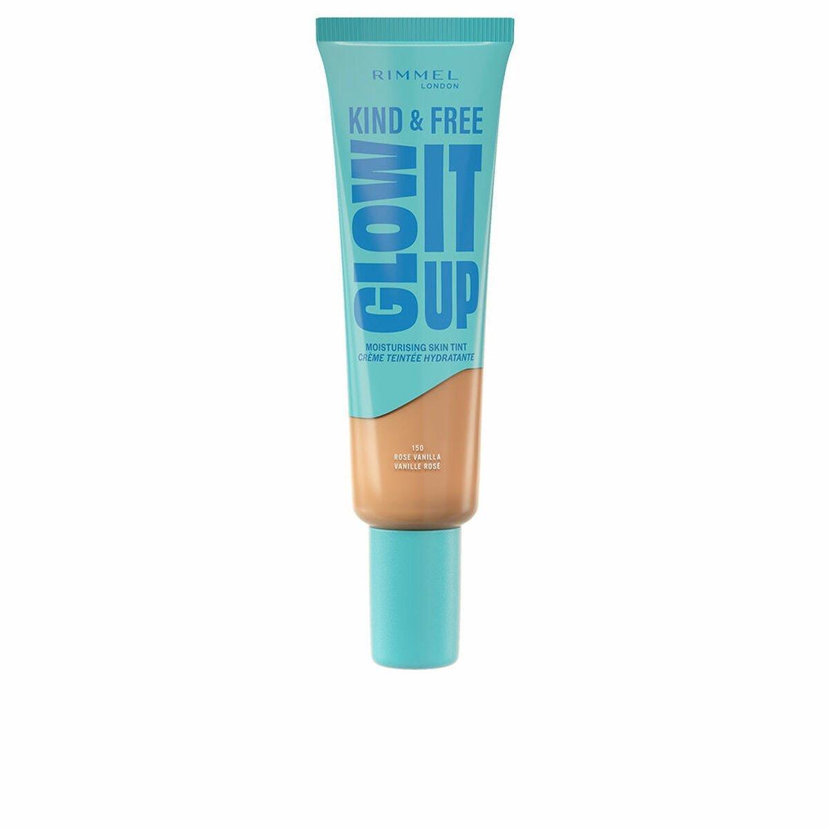 Base de Maquillaje Fluida Rimmel London KIND & FREE Nº 150-Rose Vanilla 30 ml